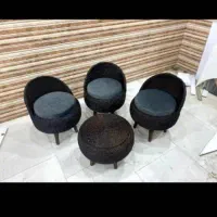 تولیدوپخش پاف حصیری صندلی حصیری با کیفیت بالا|میز و صندلی غذاخوری|چهاردانگه (تهران), |دیوار