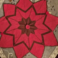 پادری دست بافت بسیارزیبا