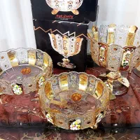 ست های کریستال اصل چک و والتر آلمان میوه خوری