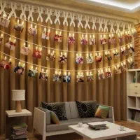 ریسه نورانی گیره دار برای عکسهای یادگاری