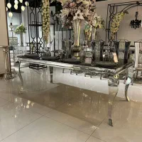 میز استیل ۲در۱ سم اهویی/تالار رستوران هتل