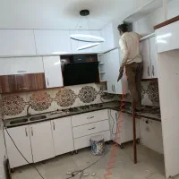 کابینتMDF .تعمیرات.دریل کاری و نصب شلف و تابلو