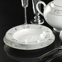 ظروف چینی دوازده نفر زرین کامل