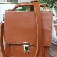 کیف چرم طبیعی دست دوز