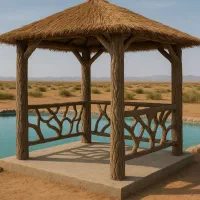 نماه سیمانبری ابنماه آلاچیق کبابپز رنگ امیزی|خدمات پیشه و مهارت|شهرضا, |دیوار