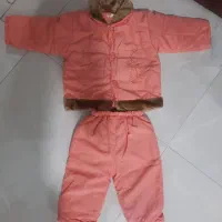 کاپشن و شلوار دخترانه نو
