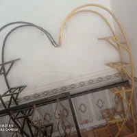 جا گلدونی آهنی طرح قلب