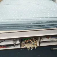 سرویس خواب دونفره با تشک.جنس تخت ام دی آف ترک هست.|تخت و سرویس خواب|برازجان, |دیوار