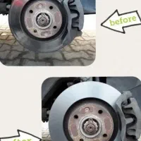 تراش دیسک روکار .برای خودروهای محرک عقب بادستگاه.