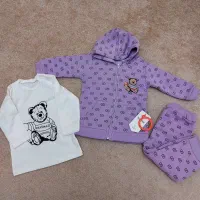 ست سه تیکه مناسب  پاییز و زمستان بچگانه