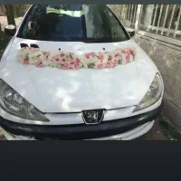 گل آرایی ماشین عروس دسته گل|گل مصنوعی|مشهد, الهیه|دیوار