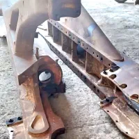 بلدوزرD155 چرخ عقب گیربوکس موتوری شاسی رولیک و...