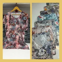 تی شرت نخی زنانه قواره بزرگ