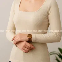 بلوز آستین دار یقه خشتی|لباس|اوز, |دیوار