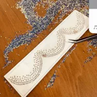 ۵۰مسخال نگین کریستال اصل ۴۰۰تومن