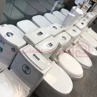 توالت فرنگی سوپر گلیز ضدجرم گلسار مروارید چینی کرد