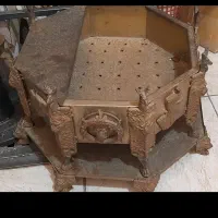 منقل برنجی|کلکسیون اشیاء عتیقه|اصفهان, ارغوانیه|دیوار