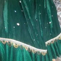 لباس محلی مخمل با پیراهن