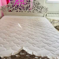 تخت دو نفره چوبی منبت کاری