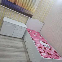 تخت نوجوان ۲در ۱۲۰ بهمراه کنار تختی