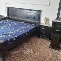 سرویس تخت خواب دو نفره چوبی|تخت و سرویس خواب|خمین, |دیوار