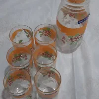 فنجان و نعلبکی،پارچ و لیوان لومینارک فرانسه|ظروف سرو و پذیرایی|دابودشت, |دیوار