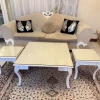مبلمان هفت نفره و ناهار خوری شش نفره و جلومبلی|مبلمان خانگی و میز عسلی|تهران, خواجه نظام الملک|دیوار