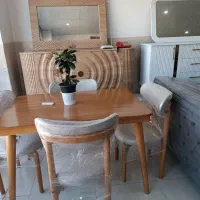 ست آینه ومیز تیوی|بوفه، ویترین، کنسول|باغ حلی, |دیوار