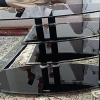 میز تلویزیون شیشه ای