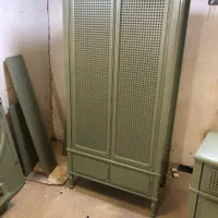 سرویس کودک تمام چوب و روکش رنگ‌شده پاسارگاد|تخت و سرویس خواب|تهران, ازگل|دیوار