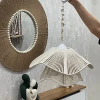 لوستر مکرومه و رافیا