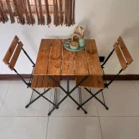 صندلی تاشو چوبی