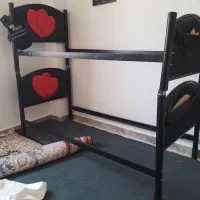 تخت خواب دو طبقه فلزی