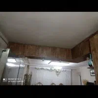 پرده توری ودکور کتیبه به همراه چوب پرده
