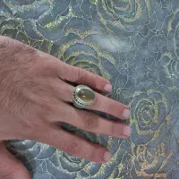 انگشتر  عقیق   کاردست  صدوقی