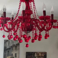 لوستر|لوستر و چراغ آویز|هشتگرد, شهرک گلها|دیوار