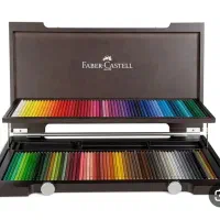 مدادرنگی فابرکاستل120رنگ جعبه چوبی اصل