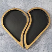 مزه خوری یا استند دو تکه قلب