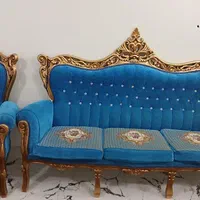 مبل  ۷نفره سالم چوب راش|مبلمان خانگی و میز عسلی|قم, نیروگاه|دیوار