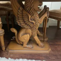 مبل  سلطنتی چوب گردو شناسنامه دار|مبلمان خانگی و میز عسلی|تهران, شاهین|دیوار