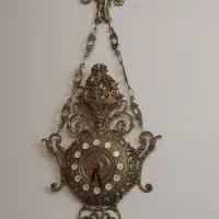 ساعت دیواری برنز سنگین کاملآ سالم