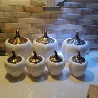 سرویس سرامیک چینی جای قندوز شکر و چای و ادویه