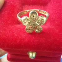 انگشترطلاطرح گل نوی نو