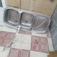 سینک ظرفشویی با وسایل کامل