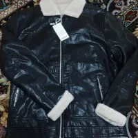 کاپشن چرم وبادگیر مردانه