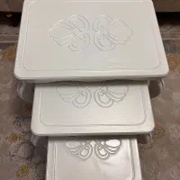 میزعسلی سه تیکه در حد نو|مبلمان خانگی و میز عسلی|رشت, لاکان شهر|دیوار