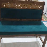 صندلی دو نفره چوبی