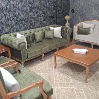 مبلمان جلومبلی وعسلی معراج مدل فرانسوی