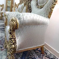 مبل سلطنتی ۹ نفره با جلو مبلی ست|مبلمان خانگی و میز عسلی|بیرجند, |دیوار