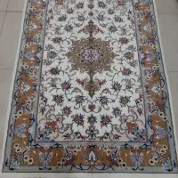 قالیچه سه متری طرح تبریز کرم علیا بافت نیشابور